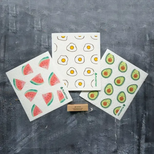 Avocado - Swedish Sponge Cloth - Image 4