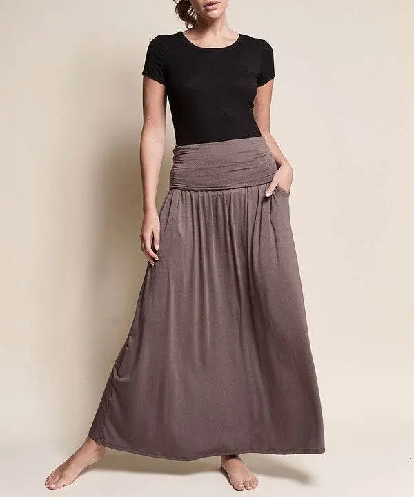 BAMBOO YOGA MAXI SKIRT - Image 2