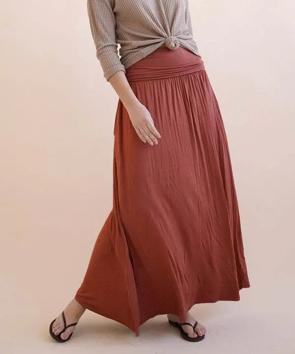 BAMBOO YOGA MAXI SKIRT - Image 10