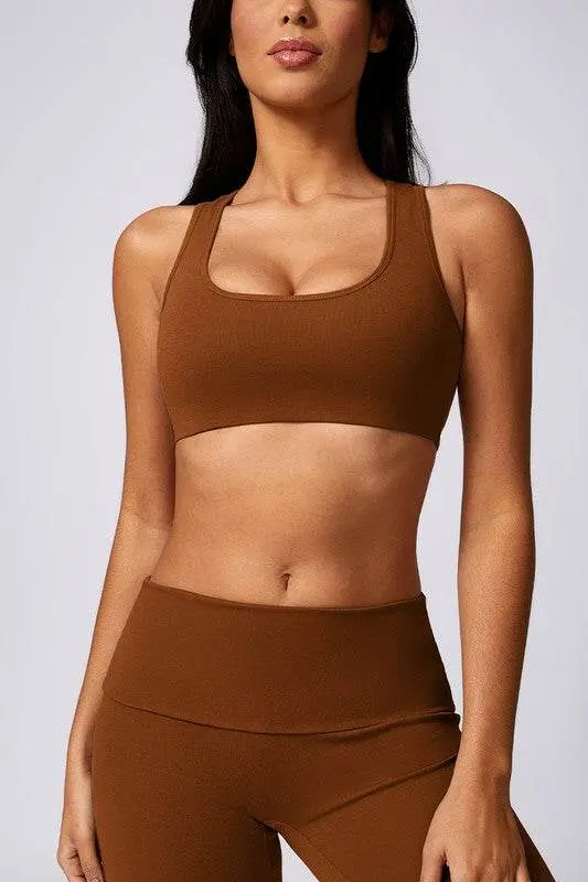 Beautiful back running tight yoga sport bras - Image 5