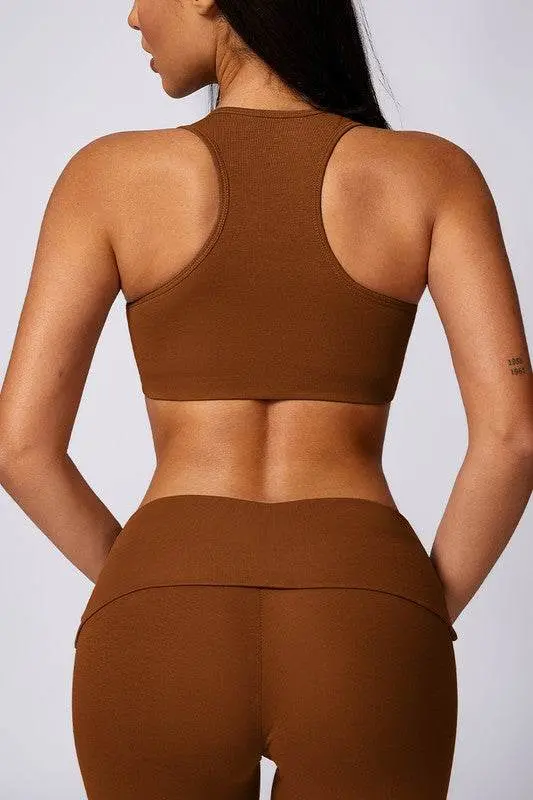 Beautiful back running tight yoga sport bras - Image 10