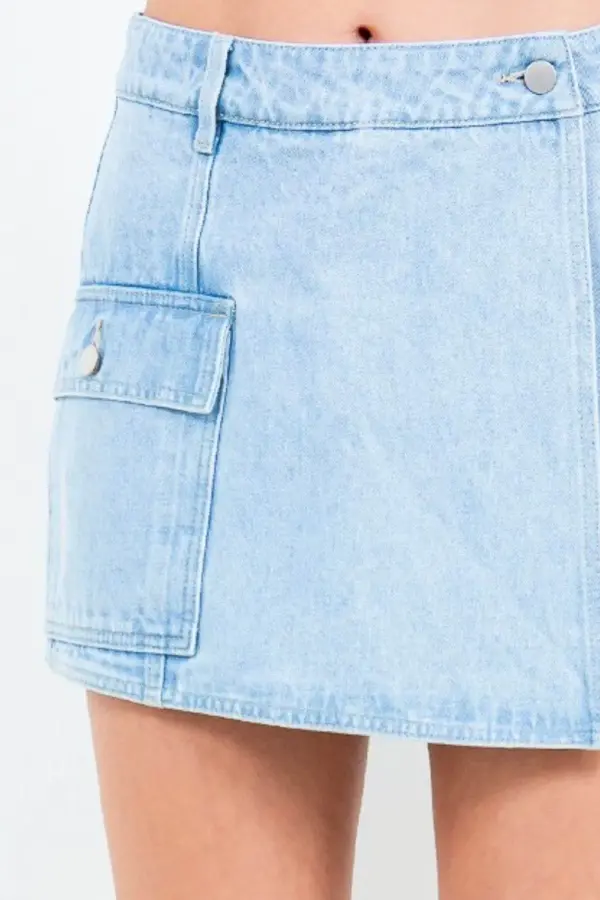 American Bazi Cargo Pocket Mini Skort - Image 3
