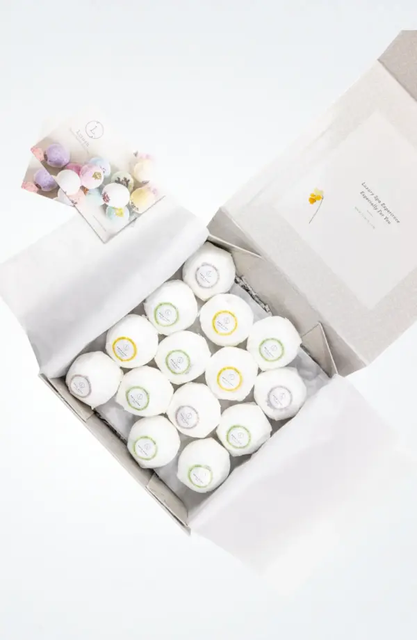 Bath Bombs Gift Box, Set of 14 Big 100% Natural Relaxing Bath Bombs - Image 2