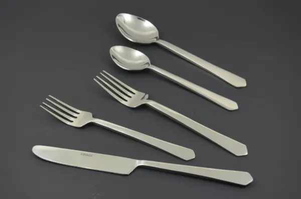 Flatware set of 20 Pieces in Silver Stainless Steel - Image 3