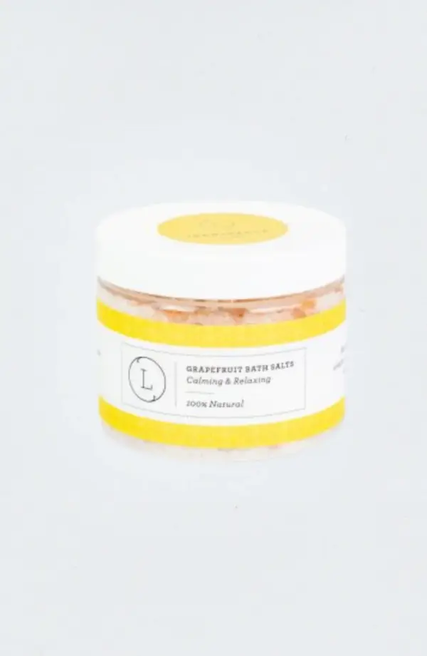Grapefruit Natural Bath Salt Soak with Dead sea, Epsom and Himalayan salts - Image 2