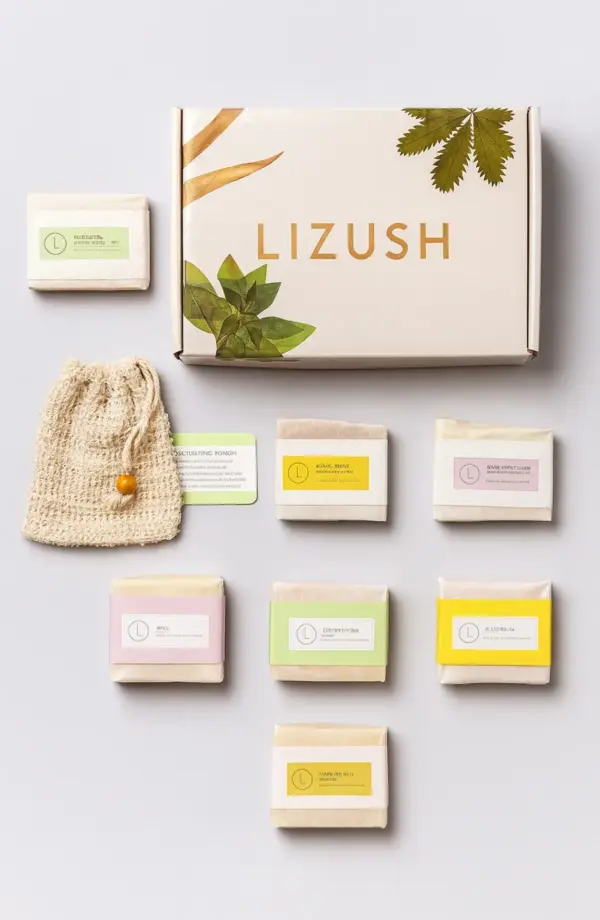 Set of 6 Handmade cold process ,Natural Soap Bars in gift Set box - Image 2