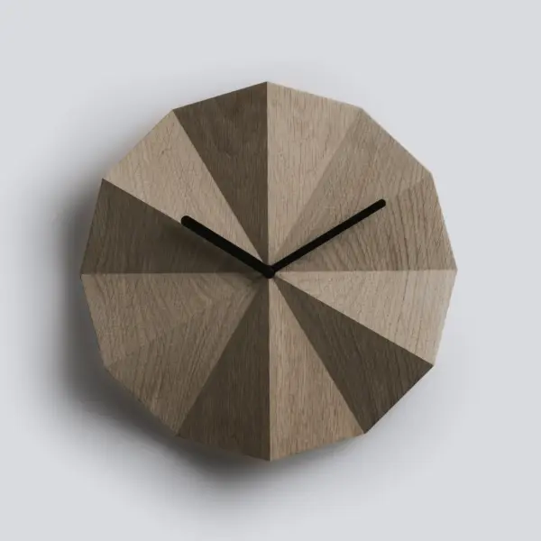 Delta Clock Smoked Oak - Image 2