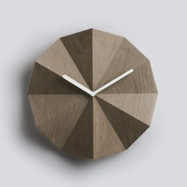 Delta Clock Smoked Oak - Image 5