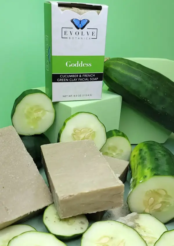 Standard Soap - Goddess Cucumber & French Green Clay (Facial Soap) - Image 2