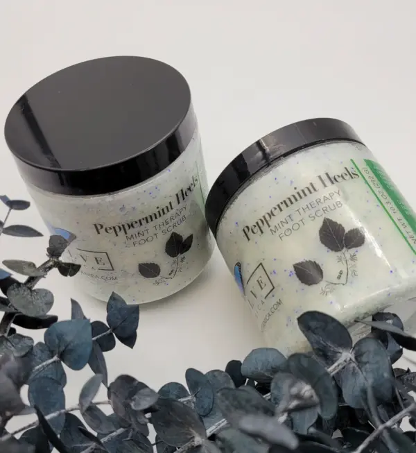 Skincare - Peppermint Heels Mint Therapy Foot Scrub - Image 2