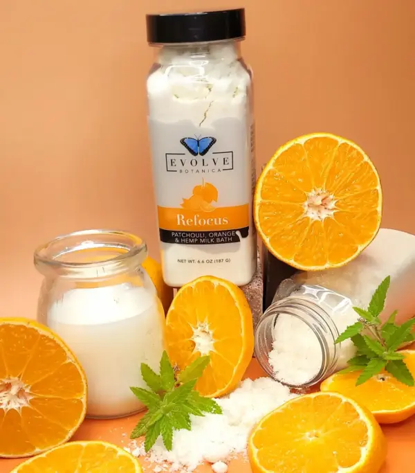 Milk Bath - Refocus (Patchouli, Orange, & Hempseed Oil) - Image 4