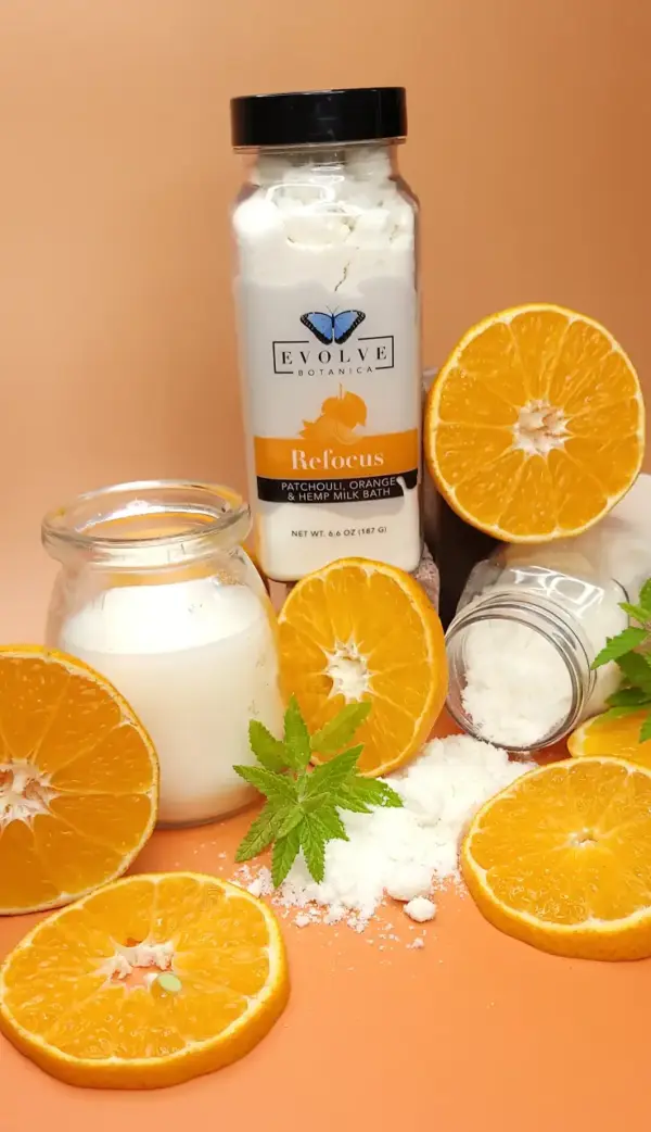 Milk Bath - Refocus (Patchouli, Orange, & Hempseed Oil) - Image 5