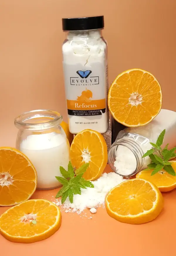 Milk Bath - Refocus (Patchouli, Orange, & Hempseed Oil) - Image 6