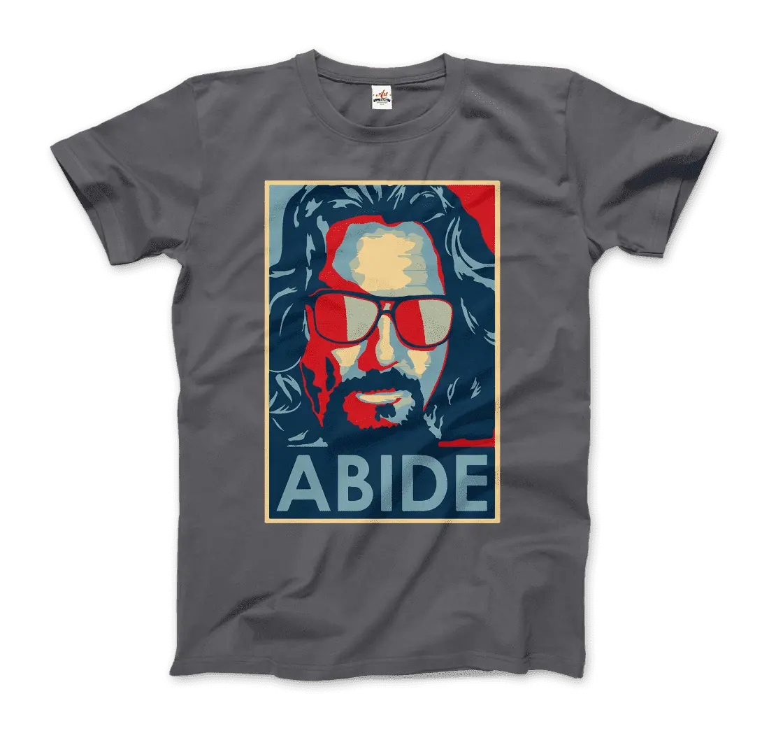 Big Lebowski Abide, Hope Style T-Shirt - Image 5