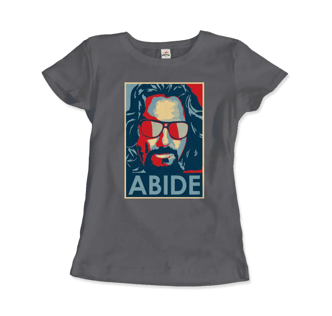Big Lebowski Abide, Hope Style T-Shirt - Image 6