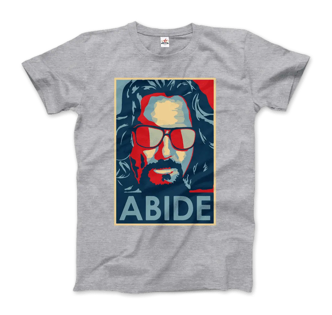 Big Lebowski Abide, Hope Style T-Shirt - Image 7