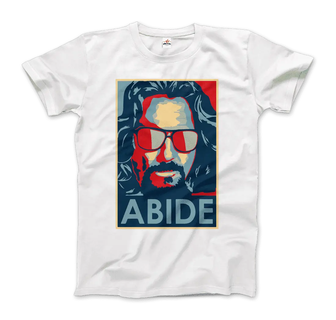 Big Lebowski Abide, Hope Style T-Shirt - Image 11