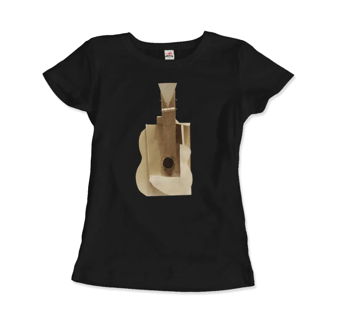 Pablo Picasso Guitar Sculpture 1912 Artwork T-Shirt - Image 3