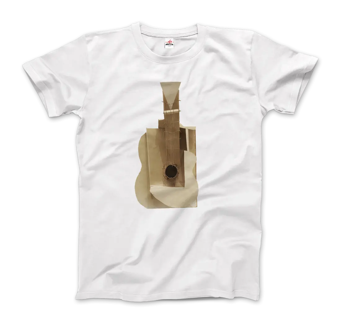 Pablo Picasso Guitar Sculpture 1912 Artwork T-Shirt - Image 4
