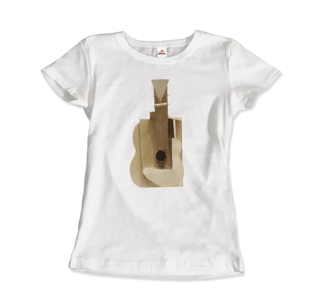 Pablo Picasso Guitar Sculpture 1912 Artwork T-Shirt - Image 5