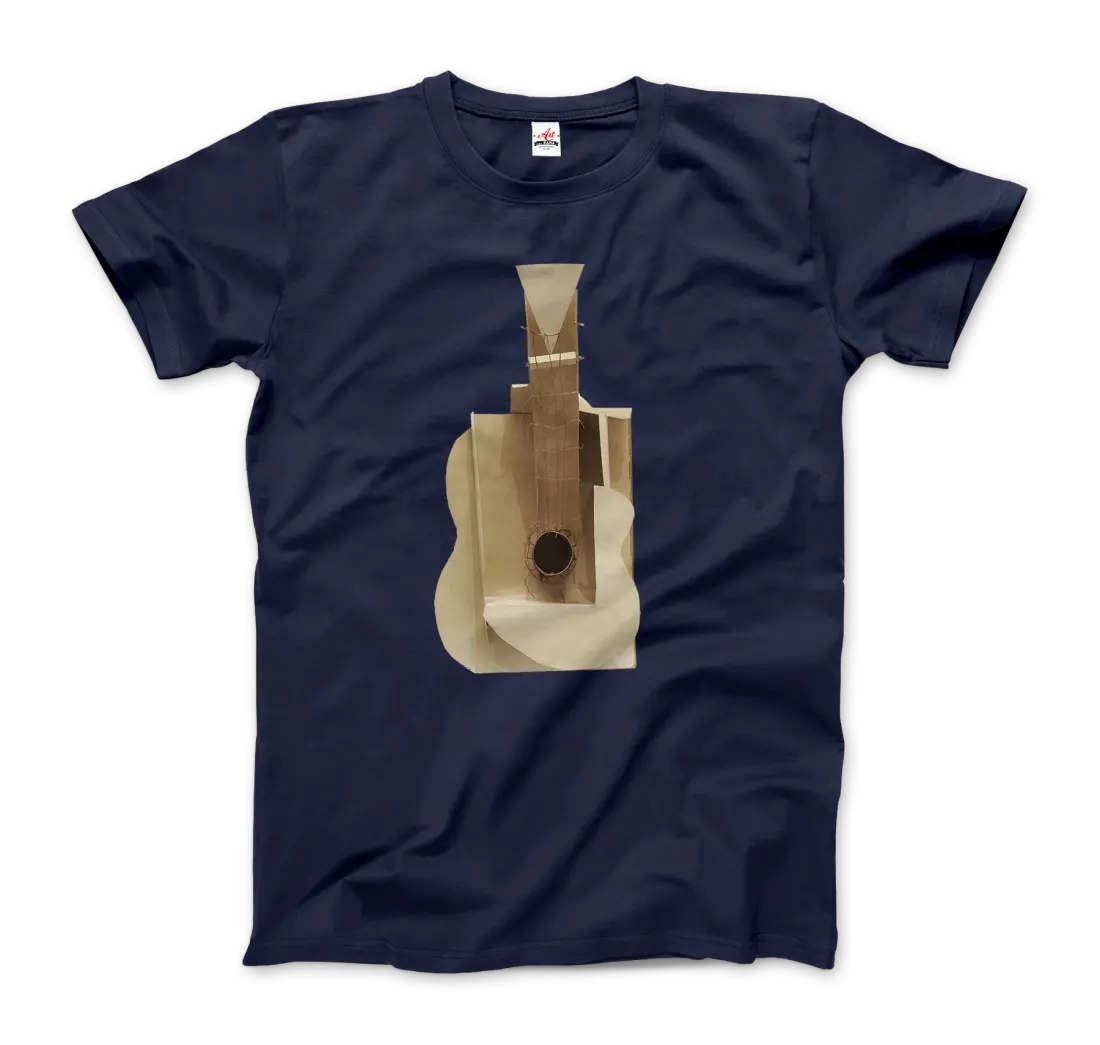 Pablo Picasso Guitar Sculpture 1912 Artwork T-Shirt - Image 6