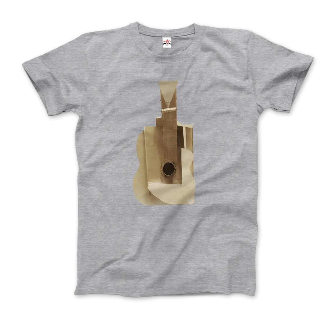 Pablo Picasso Guitar Sculpture 1912 Artwork T-Shirt - Image 8
