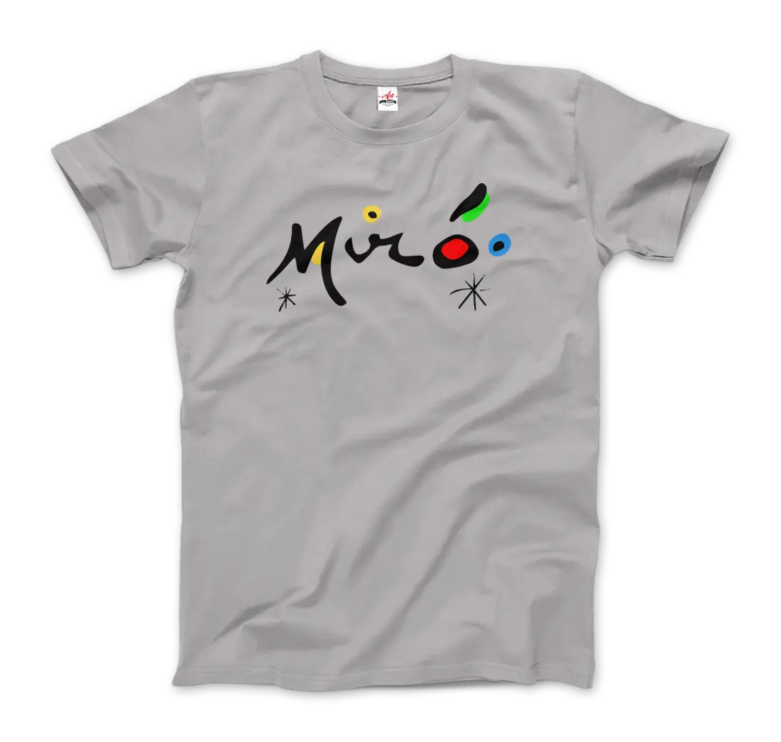 Joan Miro Colorful Signature Artwork T-Shirt - Image 4