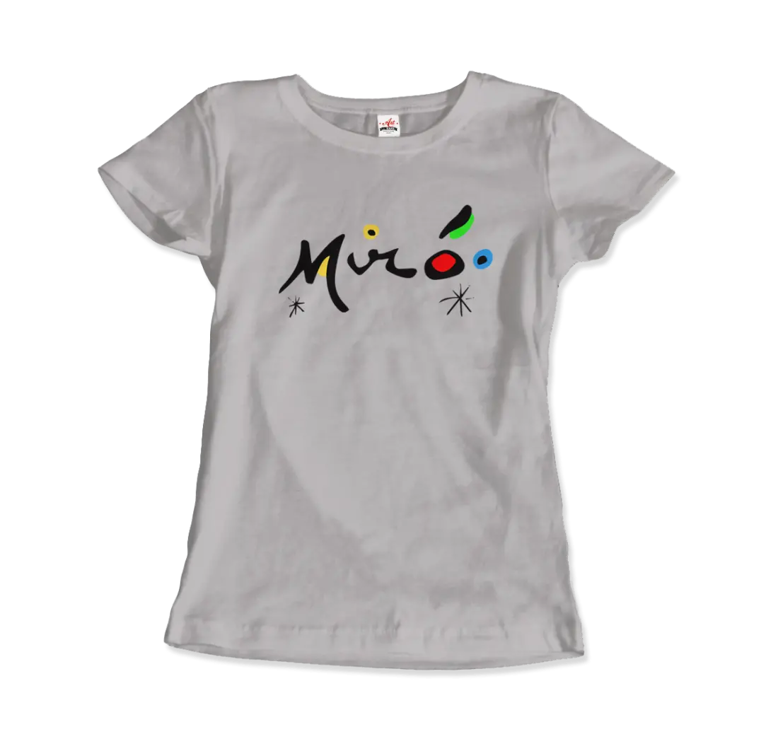 Joan Miro Colorful Signature Artwork T-Shirt - Image 5