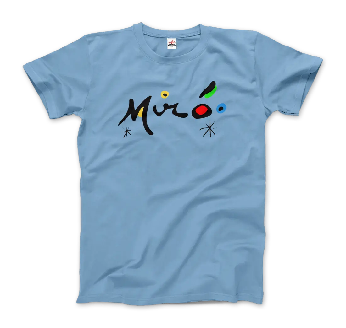 Joan Miro Colorful Signature Artwork T-Shirt - Image 10