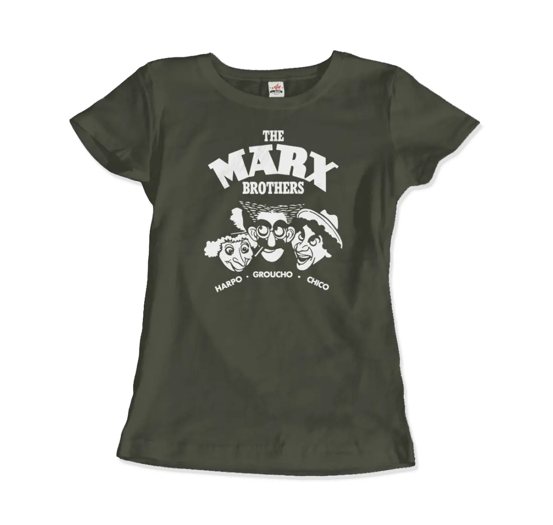 The Marx Brothers, Harpo, Groucho and Chico T-Shirt - Image 11
